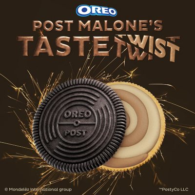 Post Malone & OREO Double Stuf Cookies Variety Pack – 1.02 oz., 40-Pack | Limited Edition, Classic OREO Flavor