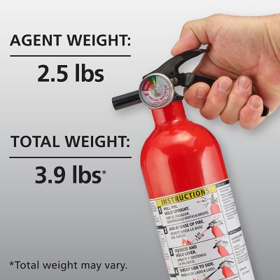 Kidde Twin Pack Fire Extinguisher – Rated 1A10BC | Multipurpose Home & Office Fire Safety