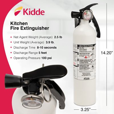 Kidde Kitchen and General-Use 1A10BC Fire Extinguisher Value Pack | Home & Office Fire Safety