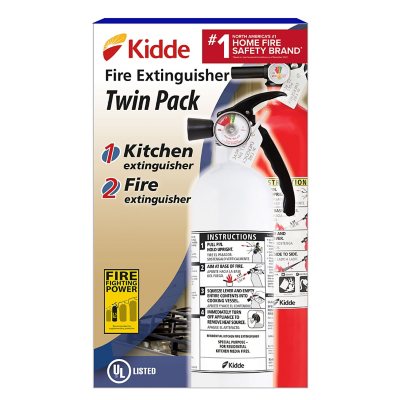 Kidde Kitchen and General-Use 1A10BC Fire Extinguisher Value Pack | Home & Office Fire Safety