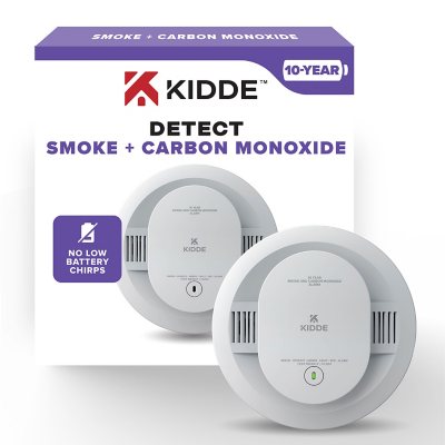 Kidde 10-Year Battery Smoke & Carbon Monoxide Detector with LED Warning Lights | Model 30CUD10