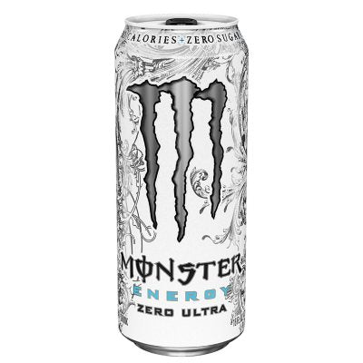 Monster Energy Zero Ultra – 16 fl. oz., 24-Pack | Zero Sugar, Crisp Refreshing Energy Boost