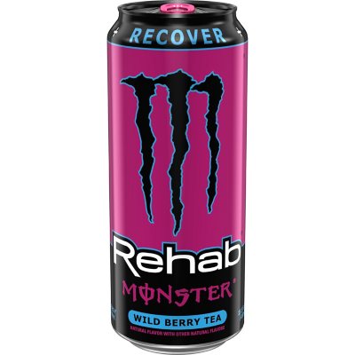 Monster Rehab Variety Pack – 15.5 fl. oz., 24-Pack | Non-Carbonated Energy + Electrolytes for Hydration & Recovery