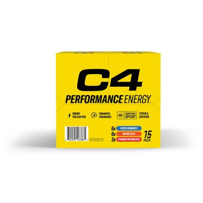 C4 Performance Energy Variety Pack – 12 fl. oz., 15-Pack | Explosive Energy, Zero Sugar, Performance & Focus Boost