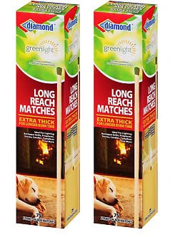 2 set - of 2 Pack Diamond Long Reach Matches 75 Count, Multi - purpose - Ultimate Online Deals