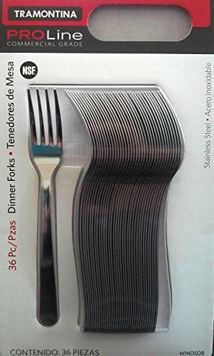 2 X Tramontina Pro Line 36 Dinner Forks Commercial Grade Stainless Steel - Ultimate Online Deals