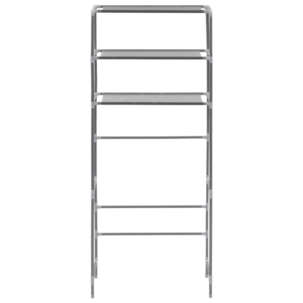 3 - Tier Storage Rack Over Laundry Machine - Silver - 27.2" x 11" x 66.5" - Ultimate Online Deals