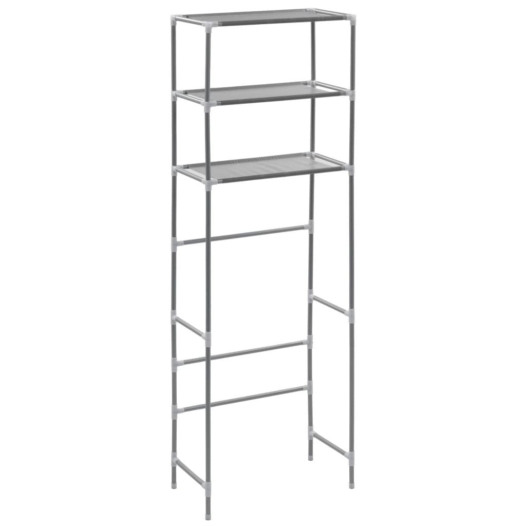 3 - Tier Storage Rack Over Toilet - Silver - 20.9" x 11" x 66.5" - Ultimate Online Deals