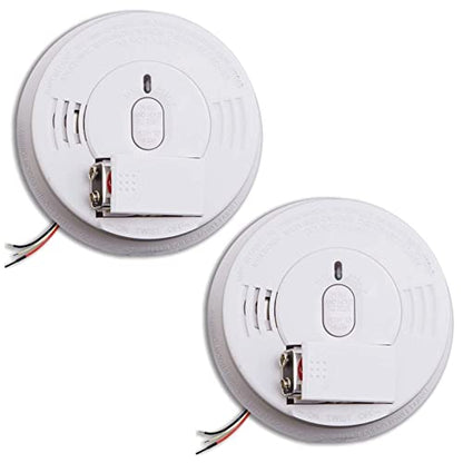 Kidde Hardwired Smoke Detector, AA Battery Backup Smoke Alarm, Interconnectable, LED Warning Light Indicators, Meets New UL Standard