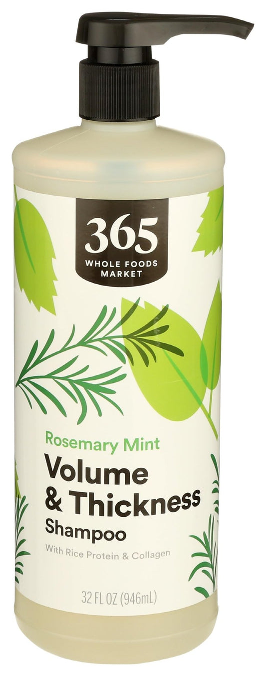 365 by Whole Foods Market, Volume & Thick Shampoo Rosemary Mint, 32 Fl Oz - Ultimate Online Deals