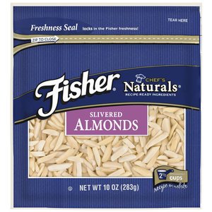 Fisher, Chef's Naturals, Slivered Almonds, 10oz Pouch