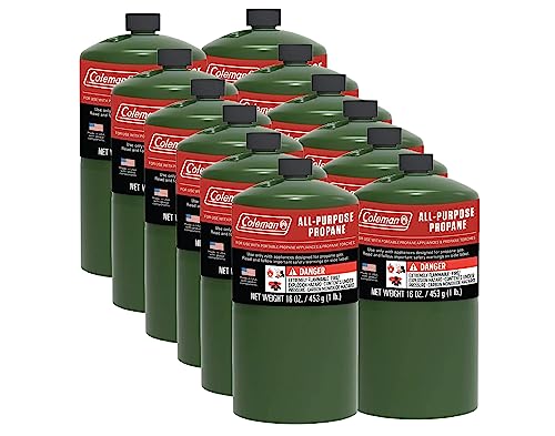 Coleman Propane Cylinders - 16 Oz (12 Pack)