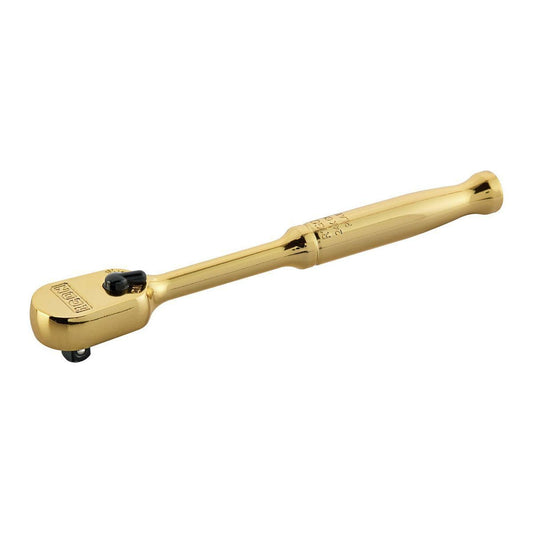 1/4 In. Drive Gold Plated Ratchet Ratcheting Tool Special Edition Low Profile Head By Icon