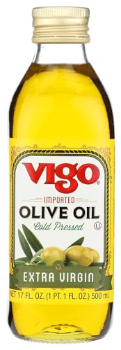 Vigo extra virgin light olive oil, cold pressed, 17-fl. oz., glasss bottle