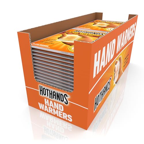 HotHands Hand Warmers - Long Lasting Safe Natural Odorless Air Activated Warmers - Up to 10 Hours of Heat - 40 Pair