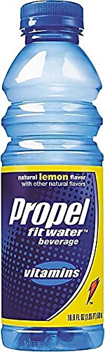 Propel, Flavored Water, Lemon, Bottle, 500mL, 24/Carton, Sold As 1 Carton