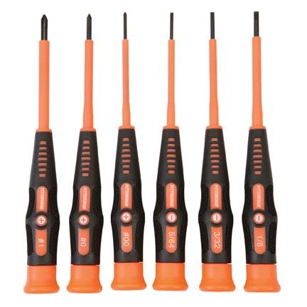 6 PCS Electrician's Electrical hand Screwdrivers Set kit Micro tools Insulated