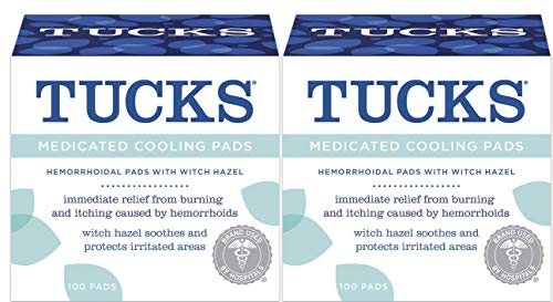 Tucks Md Cool Hemorrhoid Pad, 100 count (Pack of 2)