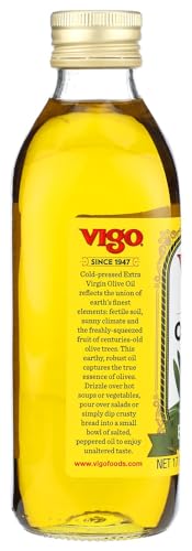 Vigo extra virgin light olive oil, cold pressed, 17-fl. oz., glasss bottle