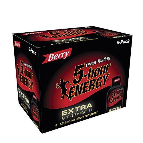 5 - Hour Energy Extra Stength, Berry, 6 - Count - Ultimate Online Deals