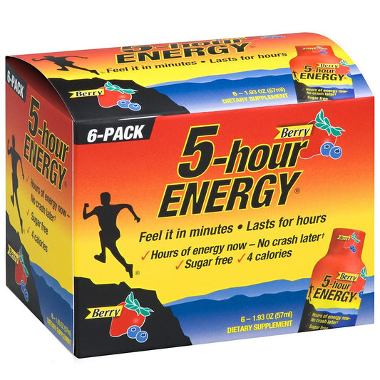 5 Hour Energy Nutritional Beverage, 6 Count - Ultimate Online Deals