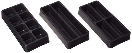 US General 3 Pc 14 Compartment Drawer Organizer Set