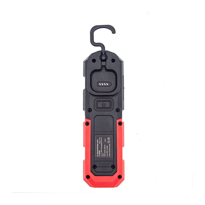 HyperTough 350-LUMEN Rechargeable LED Work Light Strong Magnet Pivoting Stand Flashlight USB Powered by Lithium-ION Battery