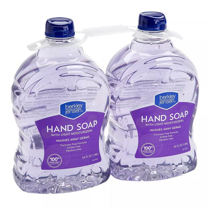 Berkley Jensen Hand Soap with Light Moisturizers (2-64oz)