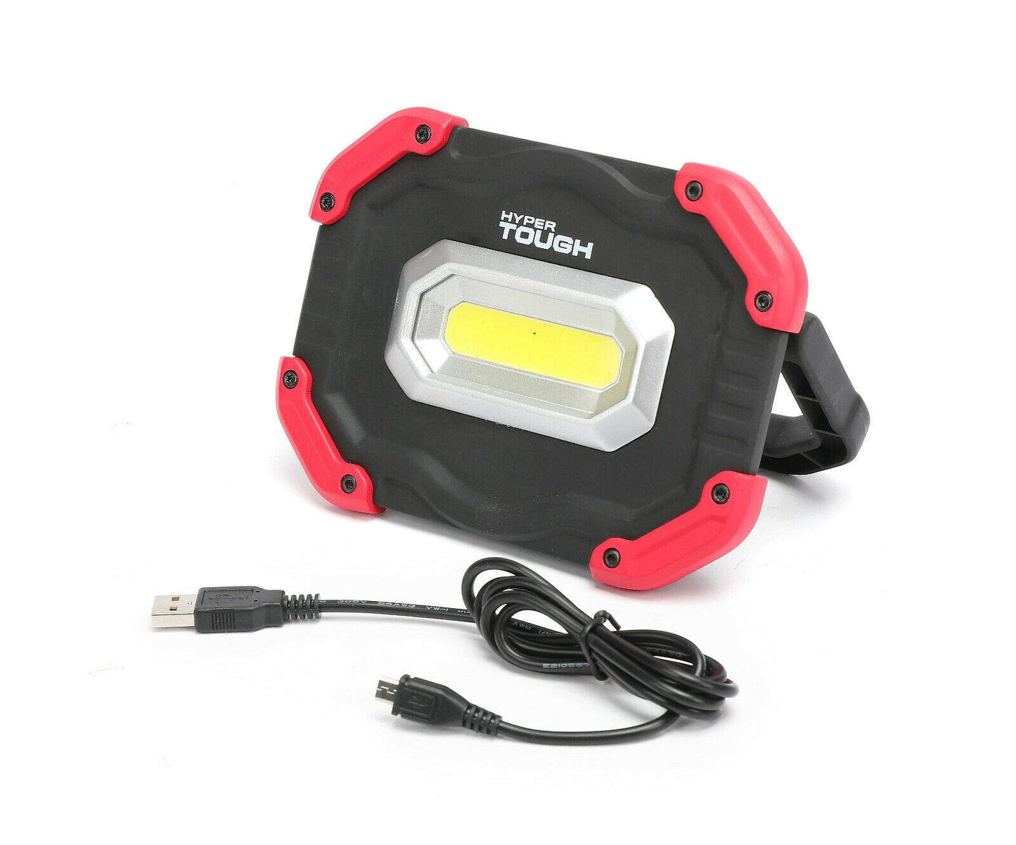 Hyper Tough 1200-Lumen RECHARGEABLE LED WORK LIGHT 3-Modes: High & Low & Flash