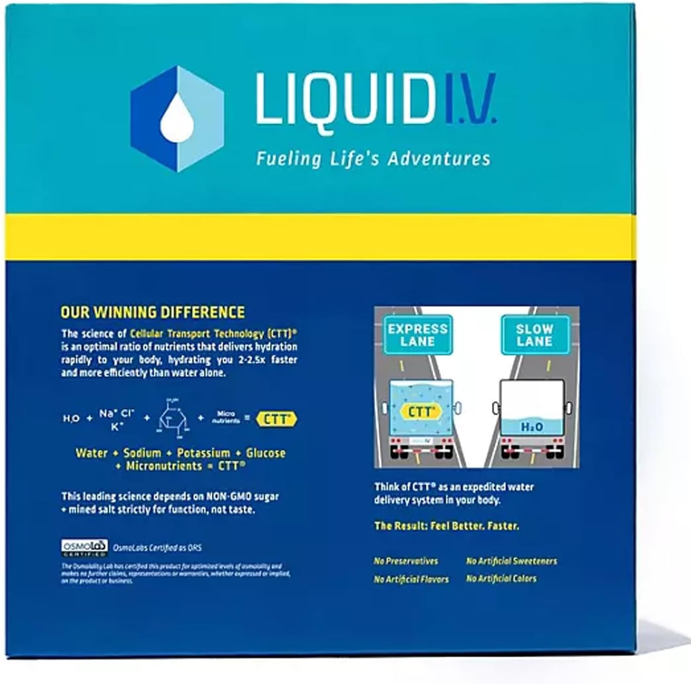 Liquid IV Hydration Multiplier - Lemon Lime - Powder Packets | Electrolyte Drink Mix | Easy Open Single-Serving | Non-GMO | 30 Pack