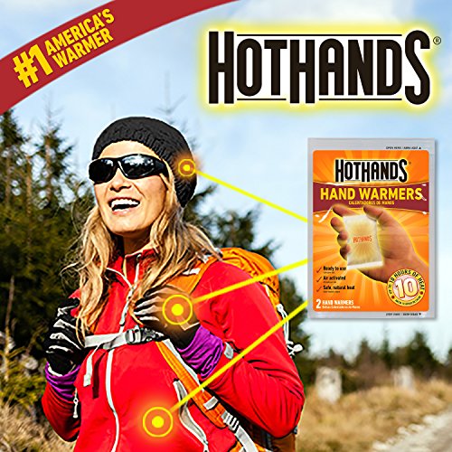 HotHands Hand Warmers - Long Lasting Safe Natural Odorless Air Activated Warmers - Up to 10 Hours of Heat - 40 Pair