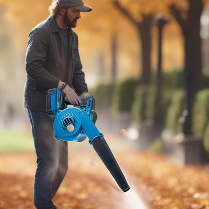 Hercules 20V Cordless 200 MPH Compact Jobsite Blower – Tool Only - Compact Blower/Sweeper has a Three-Speed Selector for High Power Airspeed for Fast Cleanup of Dust, Dirt and Debris on The Job