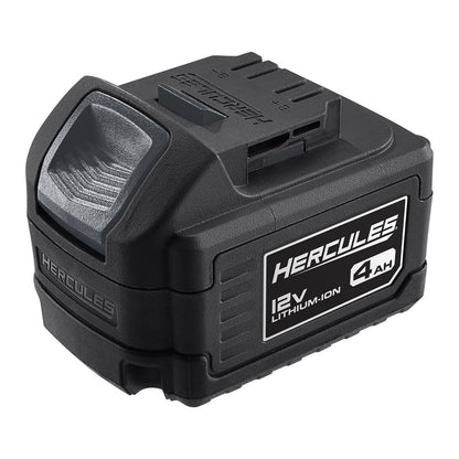 12 Volts 4 Ah Lithium-Ion Battery Compact Lightweight Replacement Battery for Hercules 12V Cordless Tools UL Certified