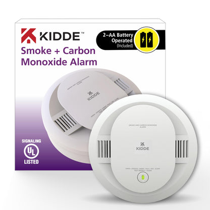 Kidde Smoke Detector, 10-Year Battery Powered Smoke Alarm, LED Warning Light Indicators, Meets New UL Standard