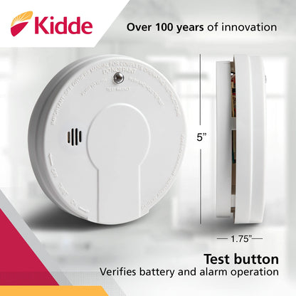 Kidde - 21026051 Smoke Detector Alarm | Battery Operated | Model # i9050