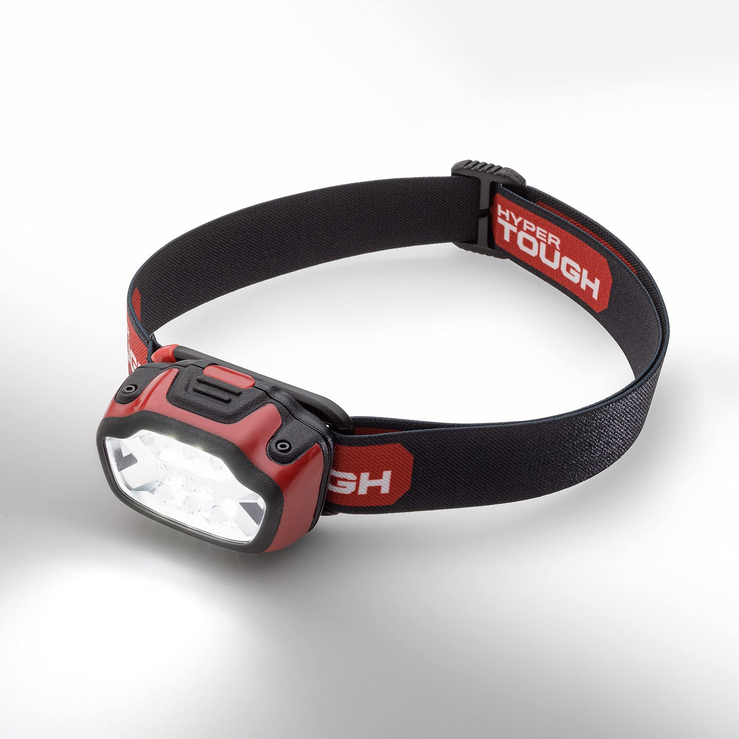 Hyper Tough 150-Lumen LED HEADLAMP 2 Modes,HIGH-Low,IPX4 Water Resistance,3-AAA Batteries,Head Strap,20885