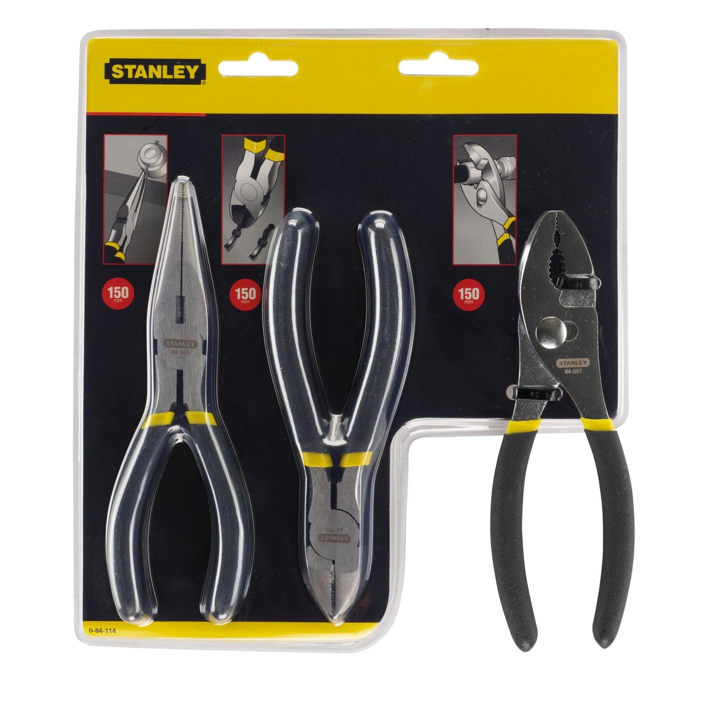 Stanley Plier Set 3PC 0 84 114