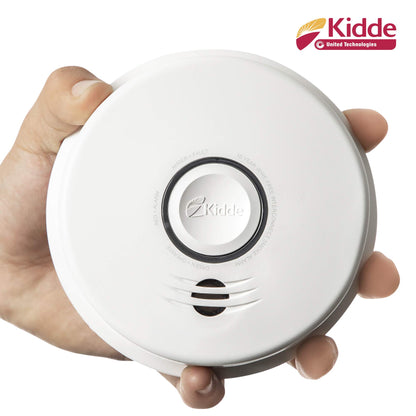 Kidde Smoke Detector, 10-Year Battery, Photoelectric Sensor Wire-Free Interconnect Smoke Alarm, Voice Alert