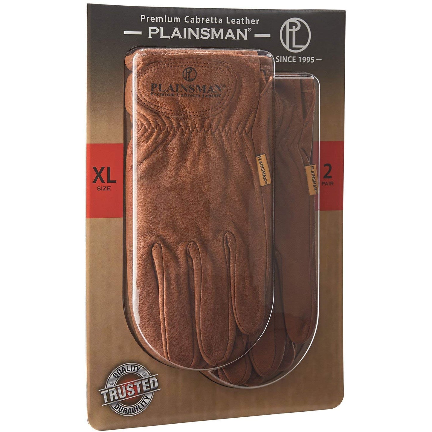 Plainsman Premium Cabretta Leather Gloves (2 Pair) - X-Large