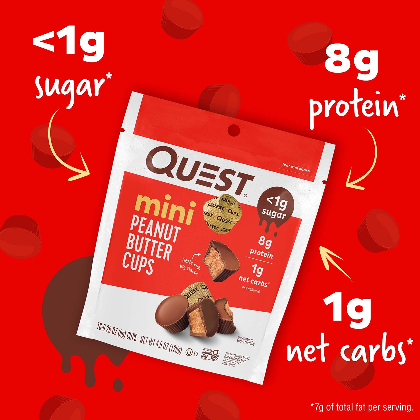 QUEST Shaped Cups Bag Others Gluten Free