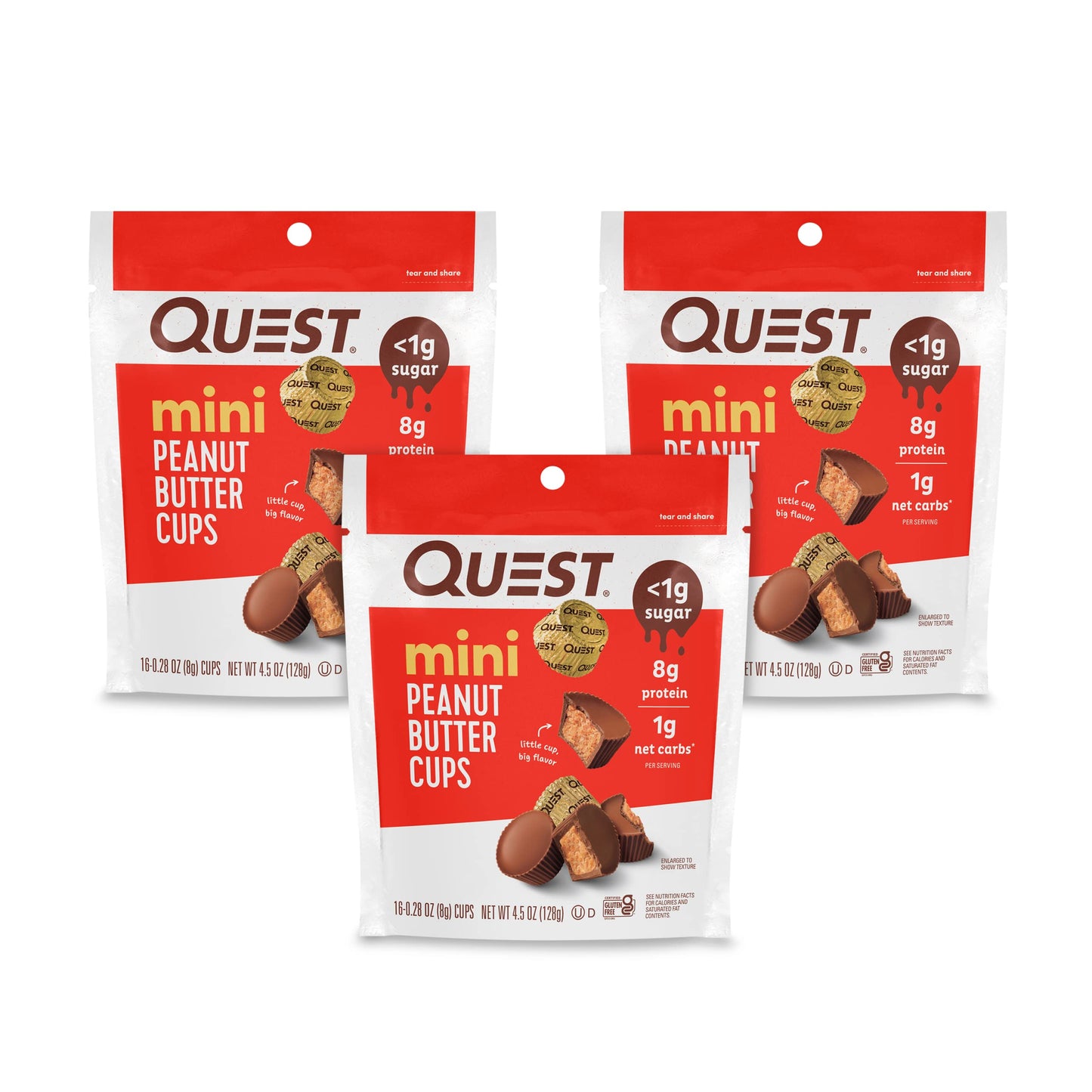 QUEST Shaped Cups Bag Others Gluten Free