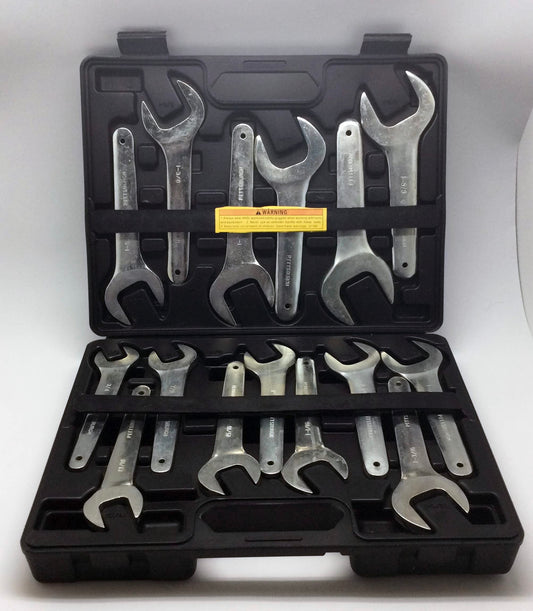 Pittsburgh 15 Piece SAE Service Wrench Set