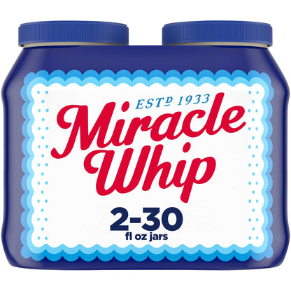 Miracle Whip Original Dressing (30 oz Jars, Pack of 2)