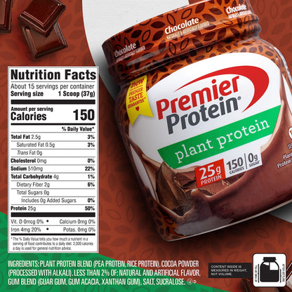 Premier Protein box plant protein sugar free gluten free no soy