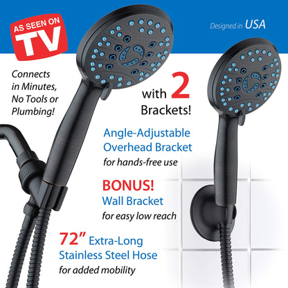 2639M-2649M-2659M-2669M-2739M-2749M-2759M AquaCare High Pressure 8-mode Handheld Shower Head