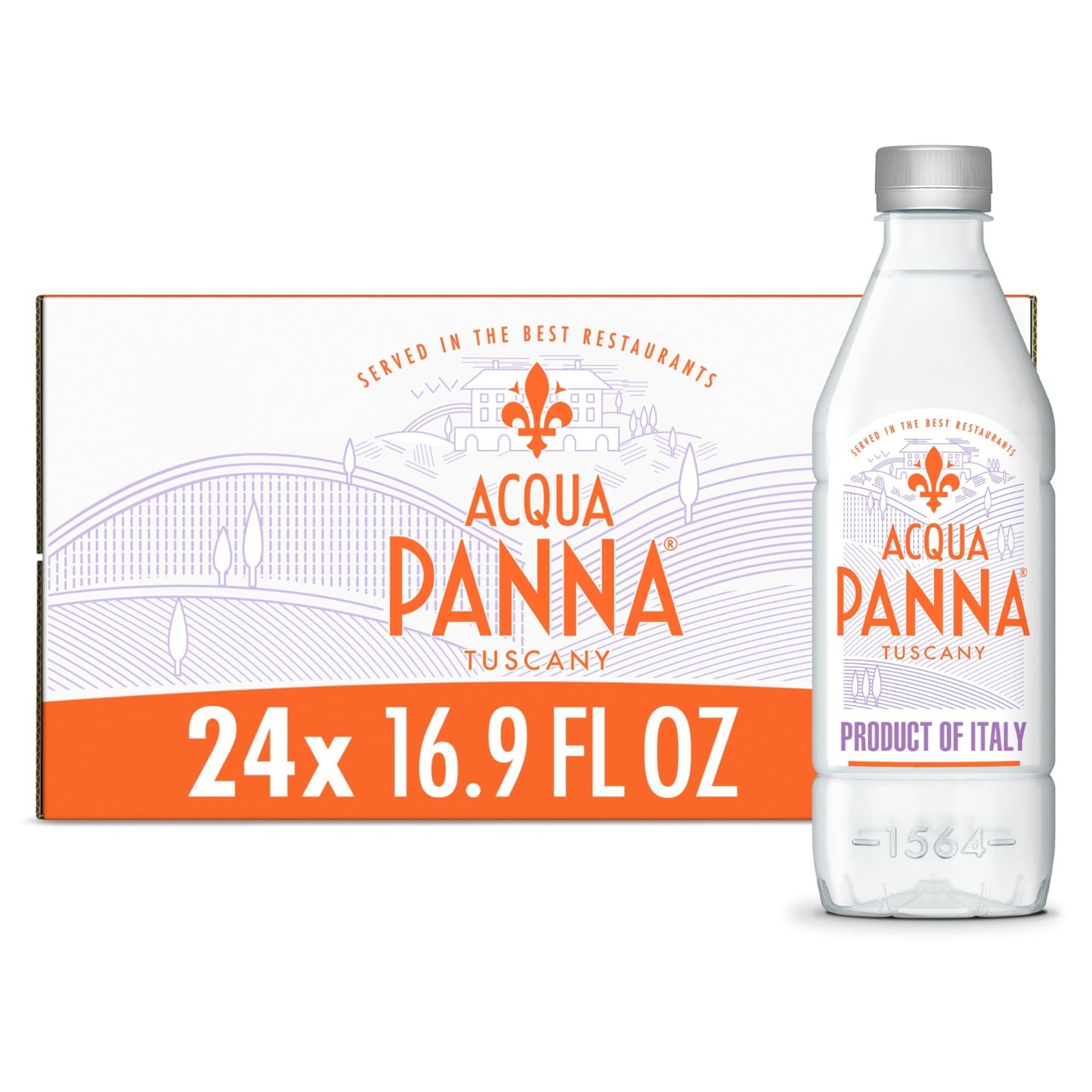 Acqua Panna Natural Spring Water, 16.9 Fl. Oz. Plastic Bottles, Pack of 24 - Ultimate Online Deals