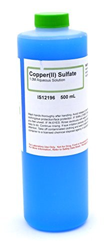 ALDON Copper (II) Sulfate Solution, 1M, 500mL - The Curated Chemical Collection - Ultimate Online Deals