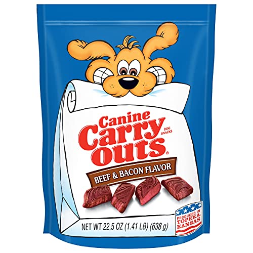 Canine Carry Outs Dog Treats, Beef & Bacon Flavor, 22.5 Ounce (Pack of 4) - Ultimate Online Deals