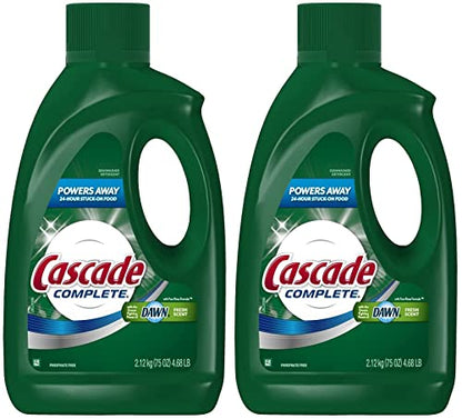 Cascade Complete Gel Dishwasher Detergent, Fresh Scent - Ultimate Online Deals