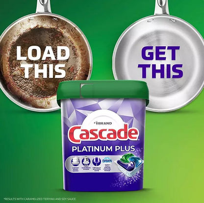 Cascade Platinum Plus ActionPacs Dishwasher Detergent Pacs, Fresh Scent - Ultimate Online Deals